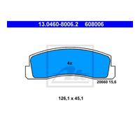 ATE Plaquettes De Frein 13.0460-8006.2 Freins Pour Lada Niva 2121