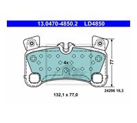 ATE Plaquettes De Frein 13.0470-4850.2 Plaquettes Pour Porsche Cayenne 955