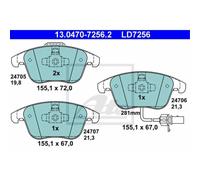 ATE Plaquettes De Frein Avant Pour Audi A4 Avant 8K5 B8 2.0 TDI 1.8 TFSI 8K2