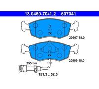 ATE Plaquettes de frein Avant pour FORD Sierra Mk2 Berline (GBC, GB4) Plaquettes