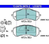 ATE Plaquettes de frein Avant pour OPEL Combo E Kasten / Kombi (X19) Plaquettes