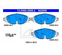 ATE Plaquettes de Frein Avant pour VW Up Caddy IV Break Audi Q3 Sportback A1