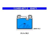 Ate Plaquettes De Frein Set Arrière Pour Porsche 911 Cabriolet