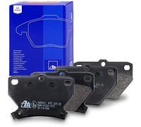 ATE Plaquettes de freins Arrière avec indicateur d'usure Épaisseur 14mm 13.0460-5812.2 Compatible avec TOYOTA Yaris 3/5 portes P1 COROLLA ZZE12, NDE12, ZDE12 CELICA ZZT23 PRIUS 3/5 portes NHW20
