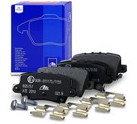 ATE Plaquettes de freins Arrière avec indicateur d'usure Épaisseur 15,8mm avec accessoires 13.0460-5757.2 Compatible avec HONDA CIVIC VIII Hatchback FN, FK CIVIC VIII A trois volumes FD, FA