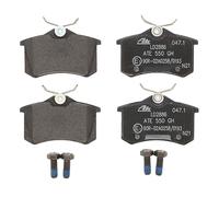 ATE Plaquettes de freins Arrière contact de signal d'usure exclu 13.0470-2886.2