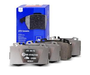 ATE Plaquettes de freins Avant préparé pour l'indicateur d'usure contact de signal d'usure exclu Épaisseur 17,4mm 13.0470-4990.2 Compatible avec MERCEDES-BENZ Berline W211 CLK Coupé C209