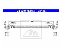ATE 24.5224-0295.3 Flexible de frein