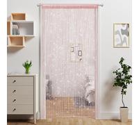 Ateasierlife Rideau de porte à perles, séparateur de pièce, décoration hippie à paillettes, panneau à franges pour placard et fenêtre