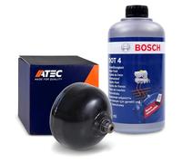 ATEC Accumulateur de pression groupe hydraulique + BOSCH liquide de frein DOT4 Compatible avec MAYBACH 57 (W240),62 (V240), MERCEDES-BENZ E-CLASS (W211),E-CLASS T-Model (S211),SL (R230)