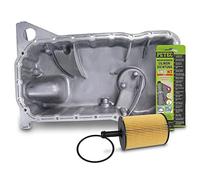 ATEC Germany 1x Carter d'huile incl. bouchon de vidange, 1x Joint, 1x filtre à huile Compatible avec SEAT ALHAMBRA, LEON (1M1), VW BORA I (1J2), BORA Variant (1J6), GOLF 4, SHARAN (7M8, 7M9, 7M6)