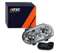 ATEC Germany 1x Phare avant Phare principal gauche (côté conducteur) avec antibrouillard Compatible avec VW GOLF 4 (1J1), GOLF 4 Cabriolet (1E7), GOLF 4 Variant (1J5)