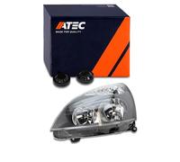 ATEC Germany 1x Phare avant Phare principal gauche (côté conducteur) Compatible avec RENAULT CLIO 2 (BB_, CB_)