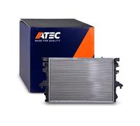 ATEC Germany 1x Refroidisseur de moteur Refroidisseur d'eau pour voitures avec radiateur combiné eau/huile &, boîte de vitesses Compatible avec VW MULTIVAN T5, TRANSPORTER T5