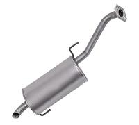 ATEC Germany 1x Silencieux arrière Compatible avec NISSAN MICRA III (K12), NOTE (E11, NE11)