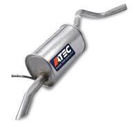 ATEC Germany 1x Silencieux arrière Compatible avec VW FOX à hayon (5Z1, 5Z3, 5Z4)