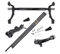 ATEC Germany 1x Support d'essieu arrière support de moteur, 3x Barra de torsión essieu arrière, 2x Fusées essieu arrière, 2x Leviers pour barre antiroulis Compatible avec PEUGEOT 206 bicorps