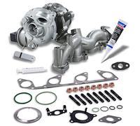ATEC Germany 1x Turbocompresseur, y compris kit de montage, 1x 20g d'additif pour Turbocompresseur,