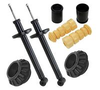ATEC Germany 2x amortisseur arrière à pression d'huile jambe de suspension avec palier de dôme et capuchons anti-poussière, Compatible avec SEAT TOLEDO 1, VW GOLF 2, GOLF 3 (1H1) Cabrio(1E7), JETTA 2,