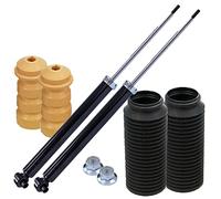 ATEC GERMANY 2x amortisseurs à gaz à l'arrière jambe de suspension y compris jeu de cache-poussière, Compatible avec FIAT GRANDE PUNTO (199_), OPEL CORSA D (S07), VAUXHALL CORSA Mk III (D) (S07)