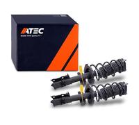 ATEC GERMANY 2x amortisseurs à gaz avant jambe de suspension bi-tube, Compatible avec FORD FIESTA Mk6 (CB1, CCN)
