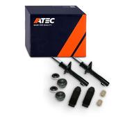 ATEC Germany 2x amortisseurs à gaz avant jambe de suspension bitube, y | Compatible avec: AUDI A3, SEAT LEON, TOLEDO II, SKODA OCTAVIA I, VW BORA I, BORA Variant, GOLF IV, GOLF IV Variant