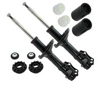 ATEC Germany 2x amortisseurs à gaz avant jambe de suspension bitube y compris palier de dôme &, kit anti-poussière, Compatible avec SEAT AROSA (6H1), VW LUPO I (6X1, 6E1), POLO 3 (6N1)
