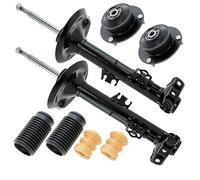 ATEC Germany 2x amortisseurs à gaz avant jambe de suspension y compris palier de dôme &, kit anti-poussière, Compatible avec BMW Série 3 (E36), 3 Cabriolet (E36), 3 Compact (E36), 3 Coupe (E36), 3