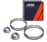 ATEC Germany 2x bague de capteur ABS essieu arrière, 2x Écrou, fusée