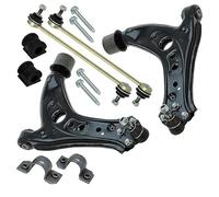 ATEC Germany 2x bras de suspension avant en bas ˆ gauche ˆ droite avec douille et articulation porteuse, 2x barres d'accouplement avant, 1x kit de rŽparation du palier de barre stabilisatrice intŽrie