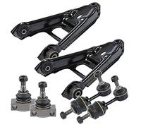 ATEC Germany 2x bras de suspension avant en bas à gauche à droite avec articulation porteuse, 2x barres d'accouplement avant Compatible avec SMART CABRIO (450)(452)