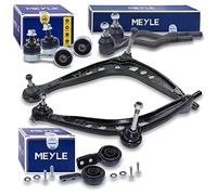 ATEC Germany 2x bras de suspension avant en bas à gauche à droite avec roulement, 2x barre de couplage avant, 2x tête de barre d'accouplement, Compatible avec BMW Série 3 (E30), 3 Cabriolet (E30), 3