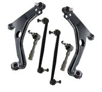 ATEC Germany 2x bras de suspension avant gauche droite, 2x barre de liaison avant, 2x tête de barre d'accouplement, Compatible avec OPEL ASTRA G (T98)(F35)(F70), ZAFIRA A (T98)