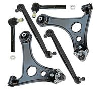 ATEC Germany 2x bras de suspension avant inférieur gauche droit, 2x barre de liaison avant, 2x tête de barre d'accouplement, Compatible avec OPEL ASTRA H (A04)(L70), ZAFIRA FAMILY B (A05)