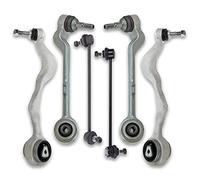 ATEC Germany 2x bras de suspension avant infŽrieur, 2x bras de suspension avant infŽrieur avant, 2x barres de liaison Compatible avec BMW SŽrie 1 (E81)(E87)(E88)(E82), SŽrie 3 (E90)(E93)(E92)(E91), X1