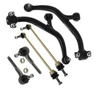 ATEC Germany 2x bras de suspension avant infŽrieur gauche droit avec joint de suspension, 2x barre de liaison, 2x t te de barre d'accouplement, Compatible avec CITROèN SAXO (S0, S1), PEUGEOT 106 I (1