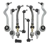 ATEC Germany 2x bras de suspension avant supŽrieur, 2x bras de suspension avant infŽrieur, 2x barres d'accouplement, 2x barres de liaison, 1x douille de levier de direction Compatible avec BMW SŽrie 5