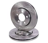 ATEC Germany 2x disques de frein avant Ø 302 mm Compatible avec BMW Série 5 (E34), 5 Touring (E34), 7 (E32)