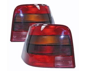 ATEC Germany 2x Feu arrière clignotant gris fumé sans support de lampe Compatible avec VW GOLF 4 (1J1)