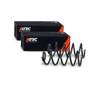 ATEC Germany 2x ressort de suspension arrière ressort hélicoïdal gauche droit Compatible avec SMART CABRIO (450), FORTWO Cabrio (450), FORTWO Coupe (450), CITY-COUPE (450)
