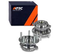 ATEC Germany 2x Roulement de roue avant Jeu de roulement de roue/arrière Compatible avec HYUNDAI GRAND SANTA FÉ,ix55,SANTA FÉ I (SM), SANTA FÉ II (CM), SANTA FÉ III (DM, DMA), KIA SORENTO II (XM)