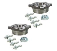 ATEC Germany 2x roulements de roue arrière Jeu de roulements de roue, Compatible avec BMW Série 5 (E39),5 (E60),5 Touring (E39)