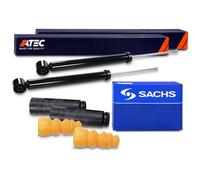 ATEC Germany 2x Stoßdämpfer + SACHS Staubschutzsatz hinten