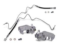 ATEC Germany 2x Žtrier de frein arri re gauche & droit Žtrier de frein ˆ main sans support, flexible de frein inclus, Compatible avec A udi A3, TT, SEAT LEON, TOLEDO, SKODA ROOMSTER, VW GOLF 4