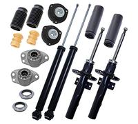 ATEC Germany 4x amortisseurs ˆ gaz avant et arri re jambe de suspension y compris palier de d™me &, kit de protection contre la poussi re, Compatible avec SKODA FABIA 1 (6Y2), FABIA 1 (6Y3), FABIA