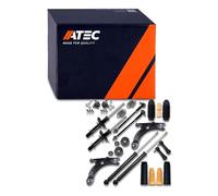 ATEC Germany 4x amortisseurs ˆ gaz avant et arri re jambe de suspension y compris paliers de d™me &, kit anti-poussi re + 2x barre d'accouplement + 2x joint de suspension + 2x barre d'accouplement