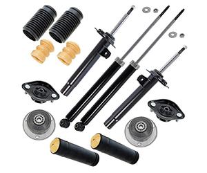 ATEC Germany 4x amortisseurs à gaz avant et arrière jambe de suspension y | Compatible avec: BMW 3, 3 Touring