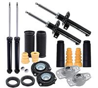 ATEC Germany 4x amortisseurs à gaz avant et arrière jambe de suspension y | Compatible avec: VW GOLF PLUS V, GOLF V, GOLF VI, SCIROCCO III