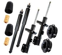 ATEC Germany 4x amortisseurs à gaz avant et arrière jambe de suspension y compris palier de dôme &, kit de protection contre la poussière, Compatible avec MERCEDES-BENZ 190 (W201)