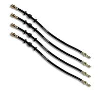 ATEC Germany 4x flexibles de frein avant arrière | Compatible avec: BMW 3, 3 Cabriolet, 3 Compact, 3 Coupe, 3 Touring